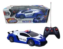 Comprar  Auto De Policia A Radio Control Escala 1:16 Con Luz Sebigus