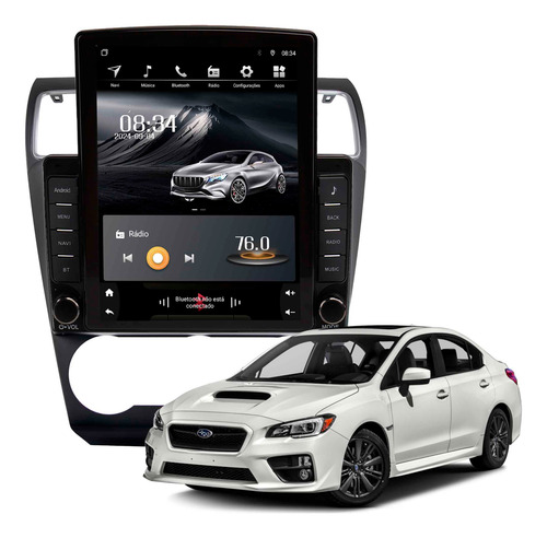 Multimídia Tesla S8 Line Impreza Wrx 16/19 Octa 4+64gb 9.7p