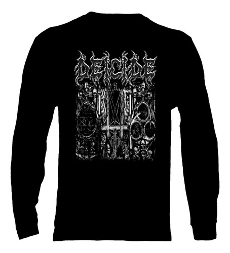 Polera Manga Larga Deicide - Ver 10 - In Torment In Hell