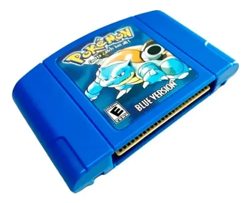 Versão Pokémon Blue Para Cartão De Jogo N64 | Parcelamento sem juros