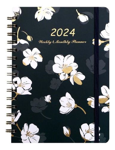 Planificador 2024, Cuaderno De Año Nuevo, Diario De