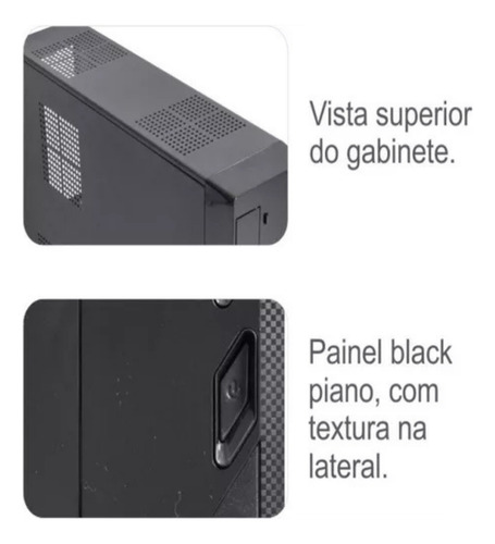 Mini Computador Cpu Pc Intel Core I3 4gb Ssd 120gb W10 Wifi