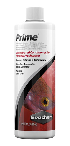 Seachem Prime 500ml - Anti Cloro Condicionador