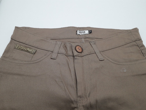Pantalón Mujer Moda Gabardina Semi Elastizada One Pa853