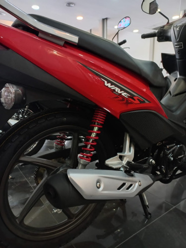 Imagen 9 de 16 de Honda Wave 110 S Cd Full Rojo Modelo 2023 Entrega Inmediata