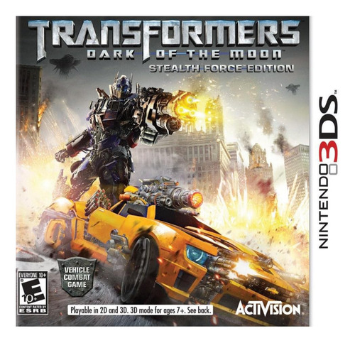 Transformers The Dark Of The Moon Nintendo 3ds Solo Cartucho (Usado)