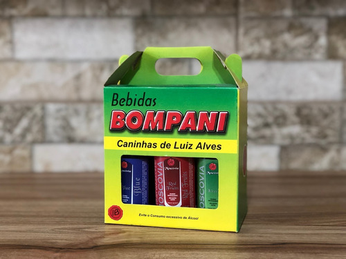 Bebida Miniatura C/ 06 Unid. 50 Ml. Bompani  Kit01
