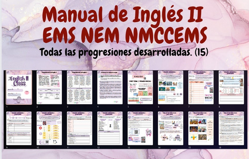 Manual De Ingles 2. 15 Progresiones. Nem Nmccems Ems Docente
