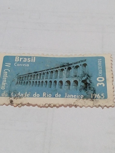 Estampilla. Río De Janeiro.         30 Cruzeiros         (8)