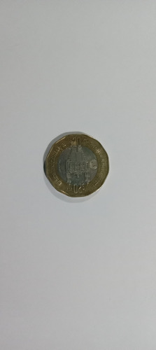 Moneda 20 Pesos 500 Años De História México-tenochtitlan