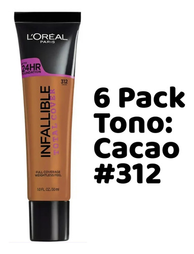 Basa Infallible Total Cover 24h L'oreal #312