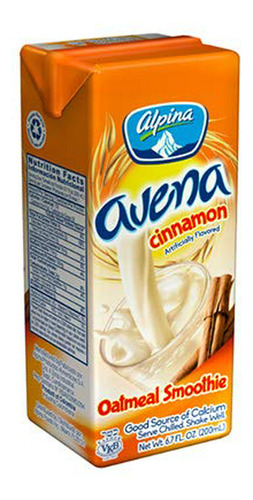 Smoothie Avena Canela Alpina 6.7 Fl Oz Pack 5. Kosher