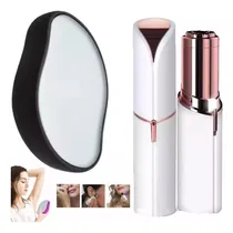 Comprar Depiladora Facial A Pila + Piedra Depiladora Reutilizable