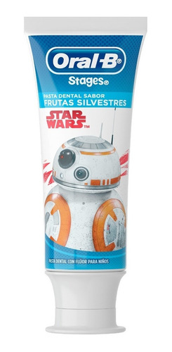 Oral B Kids Pasta Dental Con Fluor Para Niños Star Wars 100g