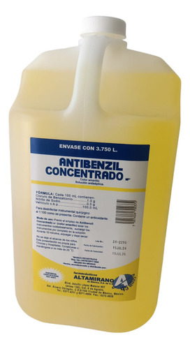 2 Antibenzil 1 Rojo Y 1 Amarillo Galón/envio Gratis