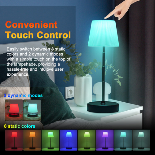 Mesa De Escritorio Led Retráctil Con Control Táctil Ajustabl