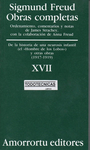 Freud,  Tomo 17 Obras Completas Amorrortu  Oferta   Libreria