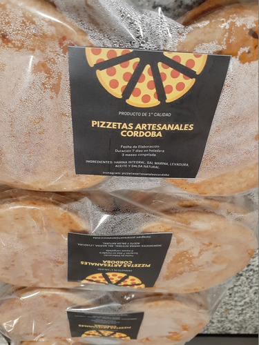 Pizzetas 100% Integral Con Semillas 
