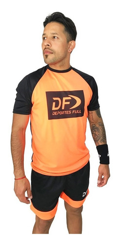 Imagen 2 de 4 de Remera Y Short Talles Especiales Conjunto Deportivo Padel