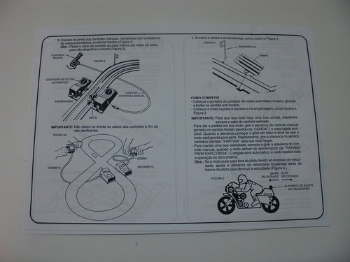 = Brinquedo Antigo = Motorama Motos Corrida 2 Paginas Estrel