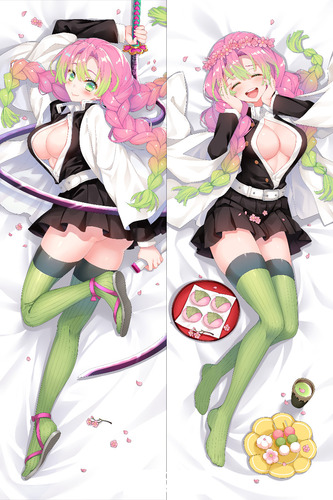 Dakimakura Kimetsu No Yaiba 2 Lados+relleno 65 X 190