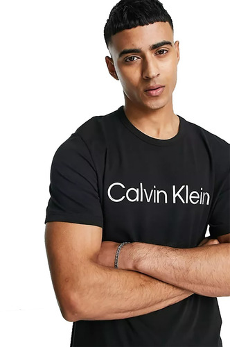 Remera Negra Hombre Calvin Klein Remeras Original Importada | Envío gratis