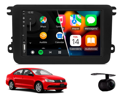 Central Multimidia Mp5 Android Auto Volks Jetta 2013 2014