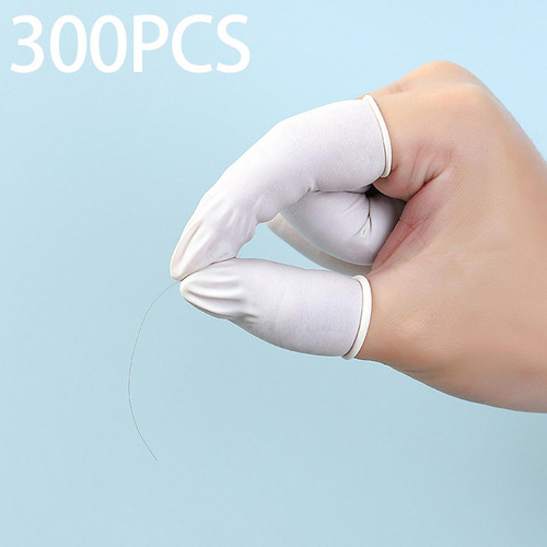Gs 300x Cunas Desechables De Látex Para Dedos Guantes