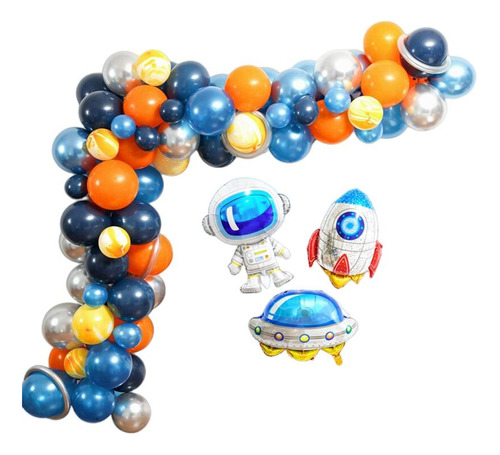 Kit De Decoraciones Para Fiesta De Cumpleaños Astronauta