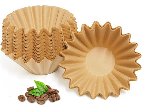 Filtros De Café 2-5 Tazas Sin Blanquear Paquete 100 Unidades