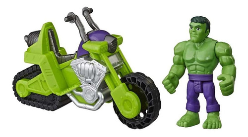 Hulk Con Moto Tanque, Super Hero Adventures. Playskool