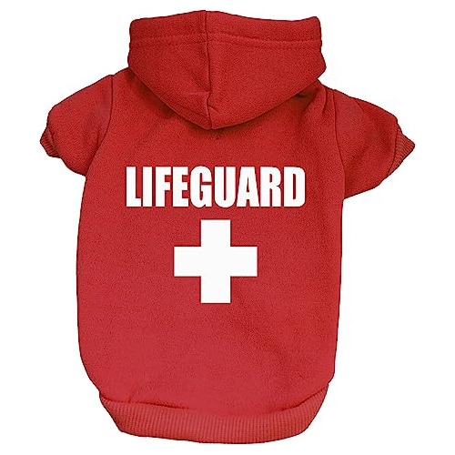 Lifeguard - Sudadera Con Capucha Para Perro Con Forro Polar