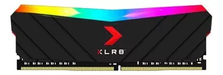 Memoria RAM XLR8 Gaming EPIC-X RGB gamer color negro 16GB 1 PNY MD16GD4320016XRGB