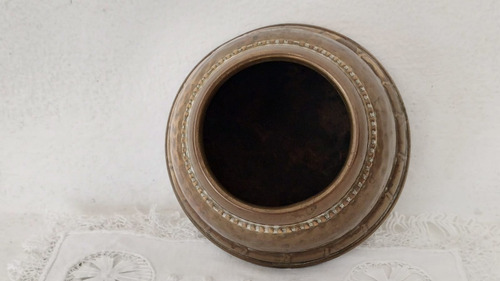 Recipiente De Bronce De Casco De Proyectil Dorado Oscuro (Usado)