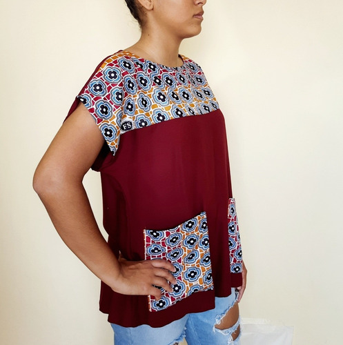 Imagem 4 de 6 de Blusa Bata Feminina Tecido Esperanza