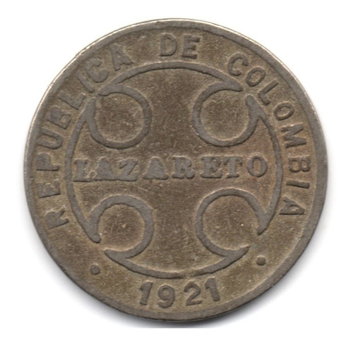 1 Centavo 1921 Lazareto