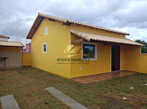 Imagem 1 de 11 de 120.1|jmc - Casa De 2 Quartos E Área Gourmet Em Unamar - Cf