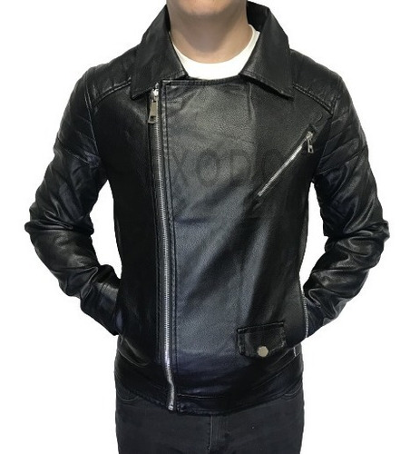 Chaqueta Eco Cuero Hombre, Slim Fit, Ramonera  Envió Gratis