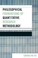 Libro Philosophical Foundations Of Quantitative Research ...