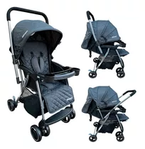 Comprar Coche Cuna Paseo Bebé Copahue Con Manillar Rebatible Color Alone Dark Color Del Chasis Gris