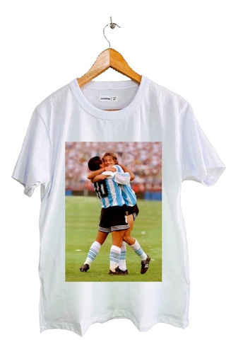 Remeras Estampadas Dtg Full Hd Maradona Y Caniggia Pelis