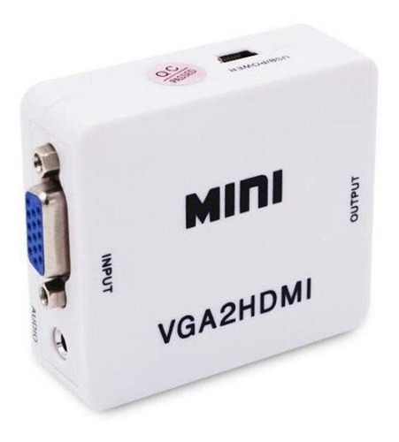 Mini Adaptador Conversor Vga Para Hdmi