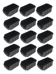 Comprar Kit 15 Caixa Gaveta Plastica Organizadora Bin N3 - Cor Preta no Mercado Livre