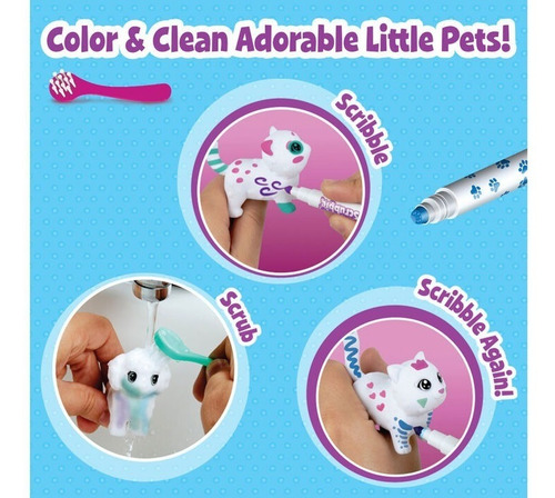 Crayola Scribble Scrubbie Tattoo Shop/ Pinte E Limpe Os Pets