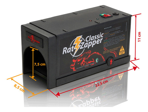 Kit 4 Ratoeiras Elétrica Ratzapper Classic Original