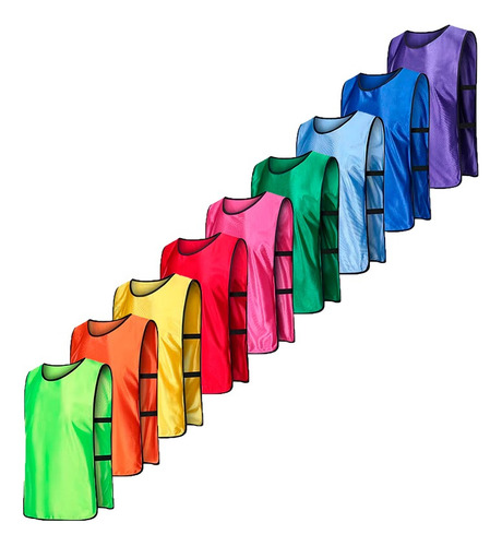 Set X 12 Chaleco De Entrenamiento Deportivo Práctica