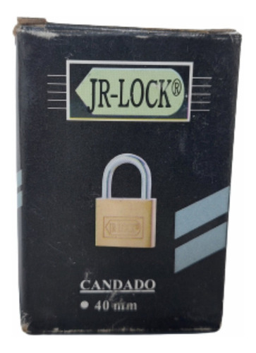 Candado De Bronce 40mm Acero Con 3 Llaves Jr Lock