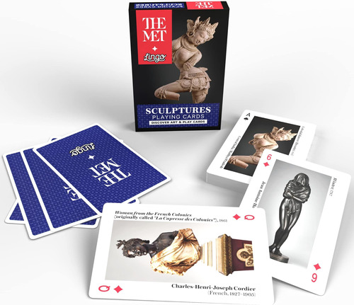 Lingo The Met Sculptures Playing Cards - Flashcards Educativ