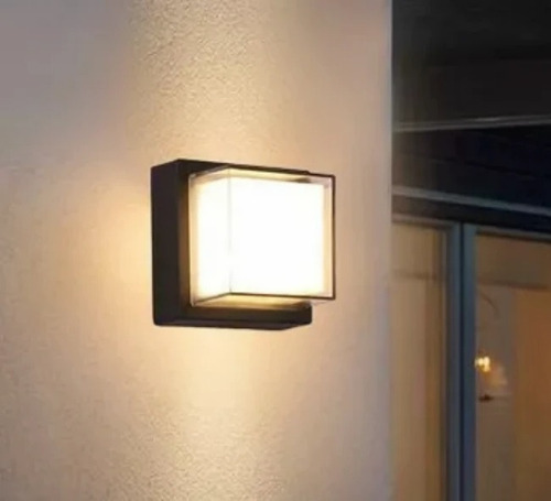 Lámpara Led De Pared Moderna De Luz Cálida 12w Para Exterior