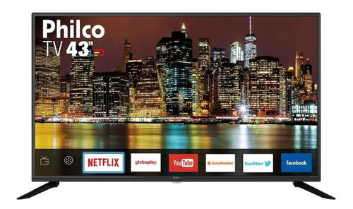 Smart Tv 43 Philco D-led Fhd Ptv43g50sn Dtv 3 Hdmi 2 Usb